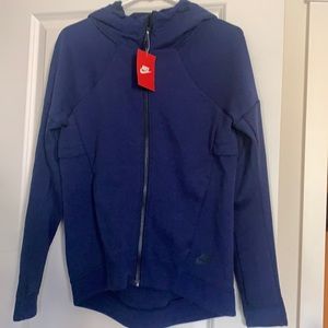 NIKE ZIP UP SWEATER, SIZE XS